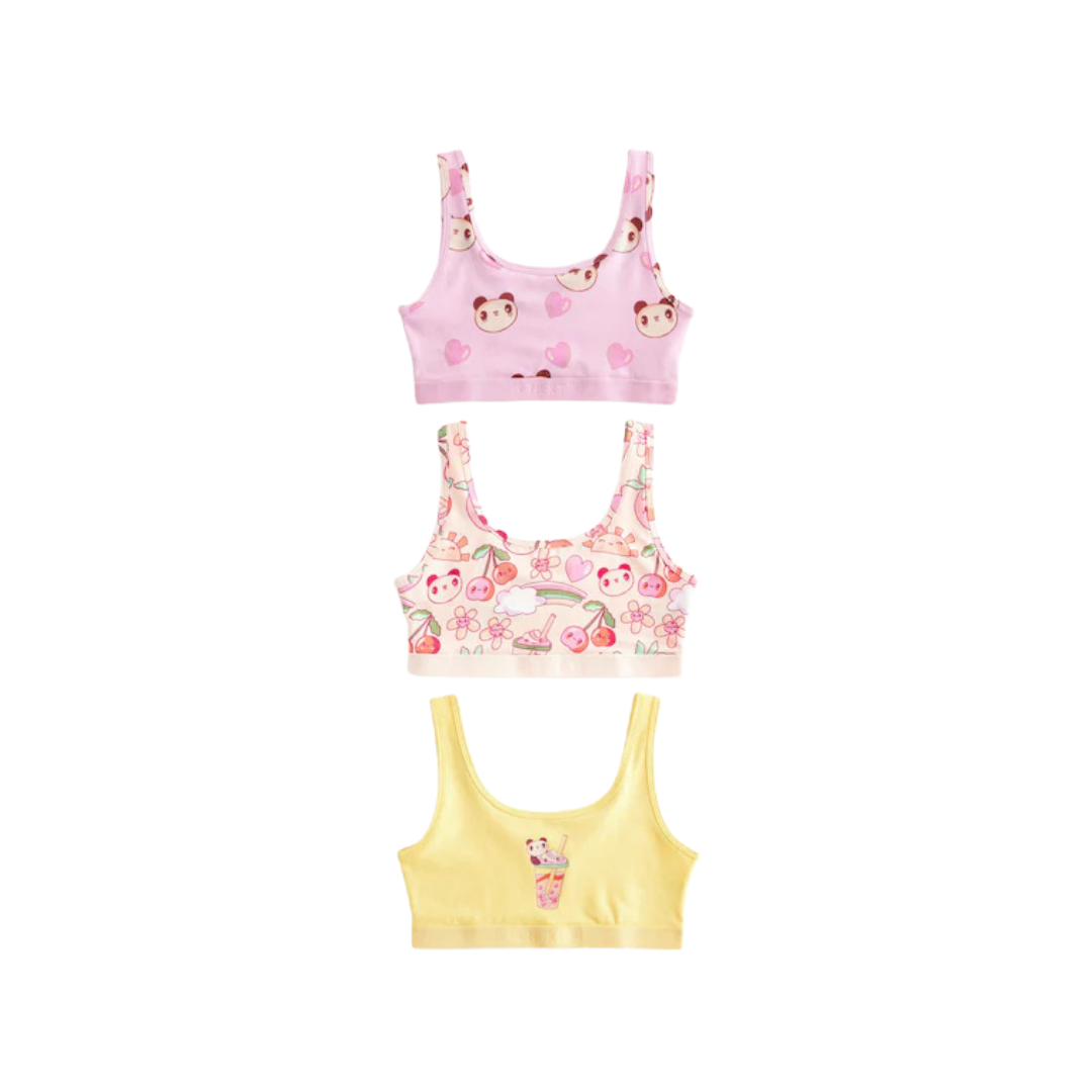 Girls Bra-Pack Of 3